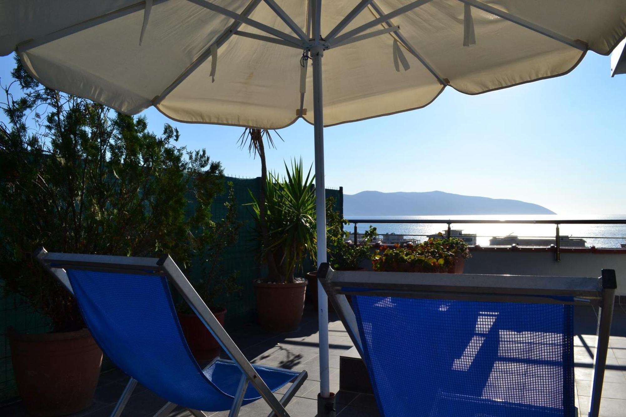 Seaview Penthouse Terrace & Private Garage Apartman Vlora Kültér fotó