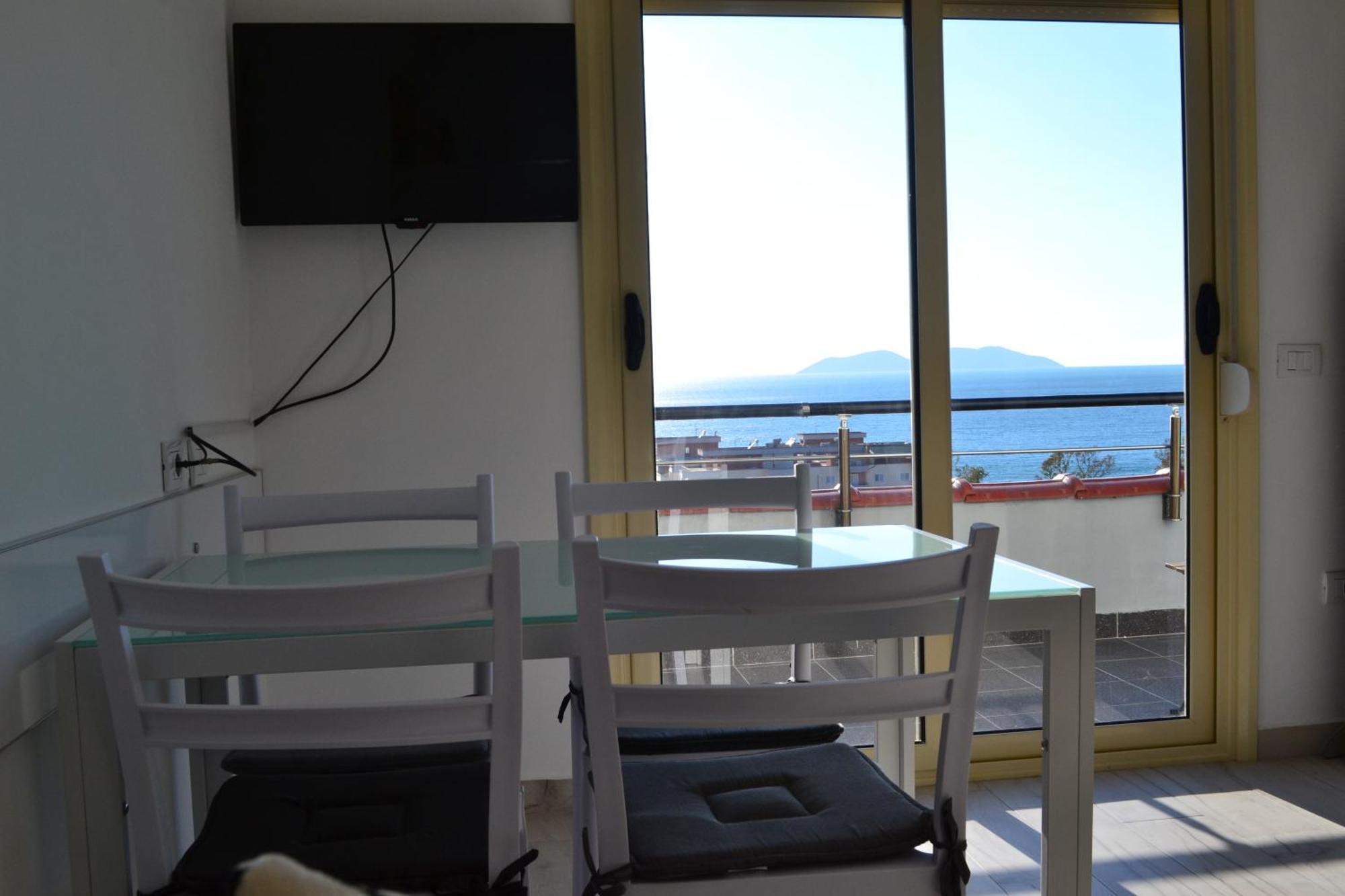 Seaview Penthouse Terrace & Private Garage Apartman Vlora Kültér fotó